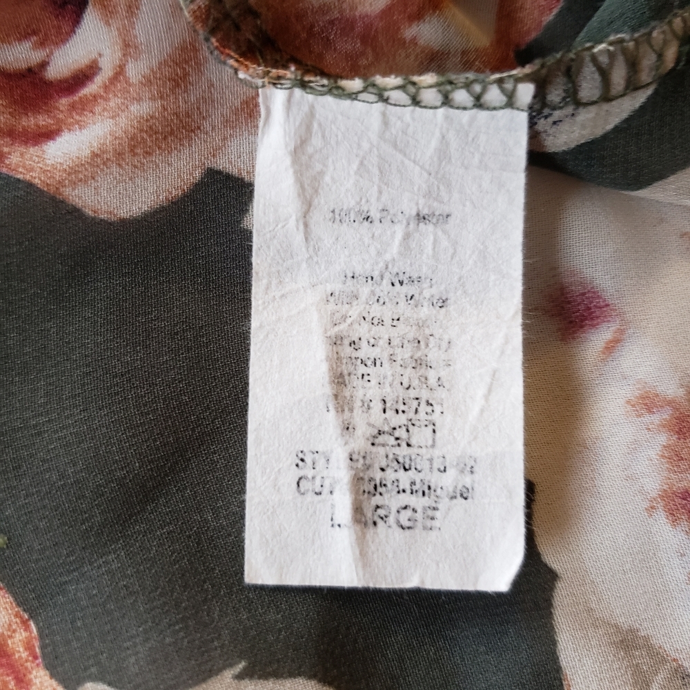 Impressions floral long sleeve kimono - Picture 5 of 5